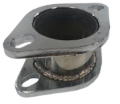 Picture of 2.5" 2 Bolt Flange Catback Exhaust Muffler Pipe Extension Flange Steel Adapter