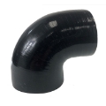 3.5" To 4" Silicone 90 Degree Hose Reducer Pipe Universal 89mm To 102mm Black