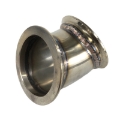 45 Degree Elbow 3" Conversion Adapter V-band size (2.85" I.D. 3.73" O.D.)