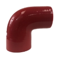Brand NEW 2.5" to 3" Red 90 Degree Silicone hose Coupler 4 layer polyester