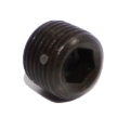 EMUSA 1x Black 1/8" NPT Steel Engine Block Intake Manifold Plug