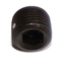 EMUSA 1x Black 1/8" NPT Steel Engine Block Intake Manifold Plug