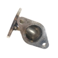 Mild Steel Angle Adapter & Gasket for 35mm/38mm 2 Bolt Wastegate Universal
