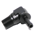 (one) 1/8NPT Male to 3/16" Hose Barb 90 Degree Fuel Oil Gas Line Fitting Adapter