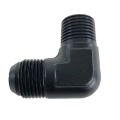 (one) 90 Degree AN10 10AN Male to 1/2NPT Male Fuel Oil Gas Line Fitting Adapter