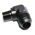 (one) 90 Degree AN10 10AN Male to 3/8NPT Male Fuel Oil Gas Line Fitting Adapter